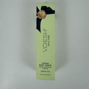 VOESH NY Vegan Clean Body Creme Green Tea Organic Olive Oil Avocado Oil 3 oz NIB